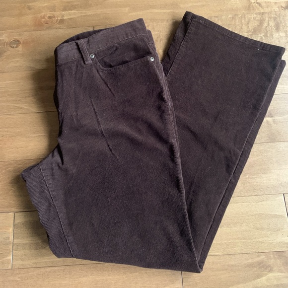 Boot cut corduroy pants - Picture 1 of 2